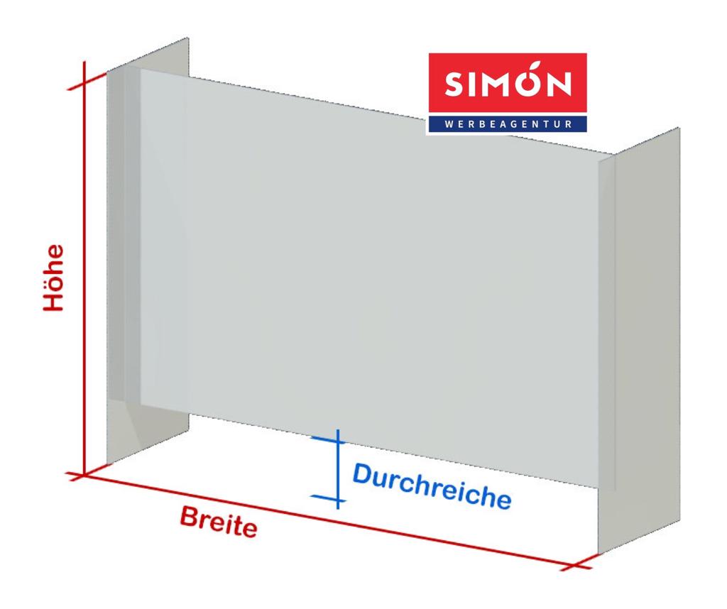 Hygieneschutz aus Acryl